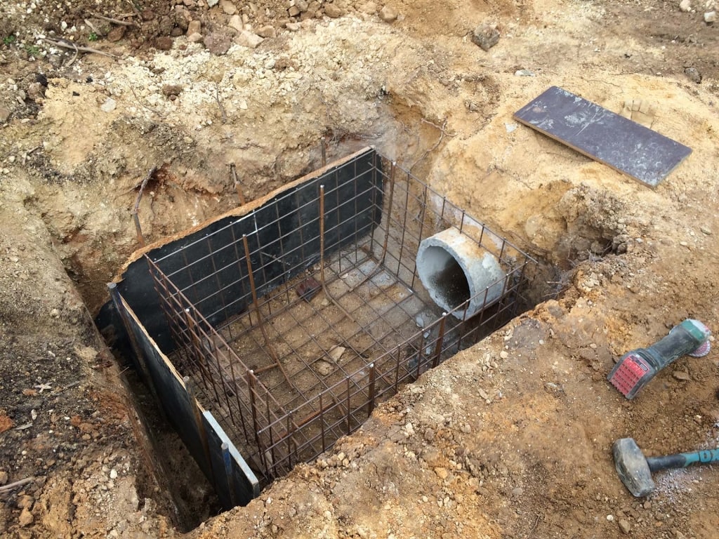 Junction pit work in progress