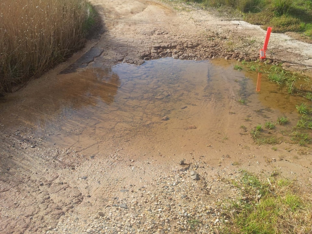 Light Regional Council concreting before