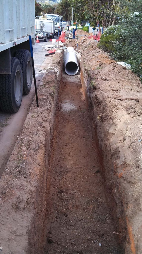 Stormwater pipe installation